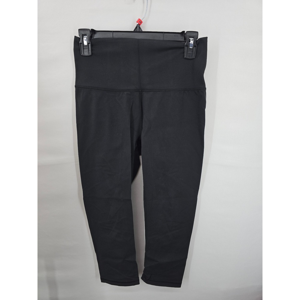 Calia by Carrie Underwood Womens Black High Rise Essential Crop Leggings Size M
